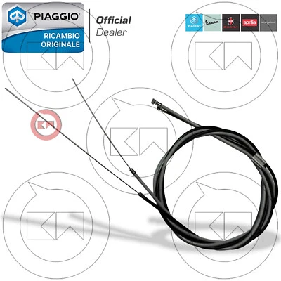 Paire Câbles Commande Transmission Vitesse ORIGINALE PIAGGIO VESPA Px 125 - Photo 1/2