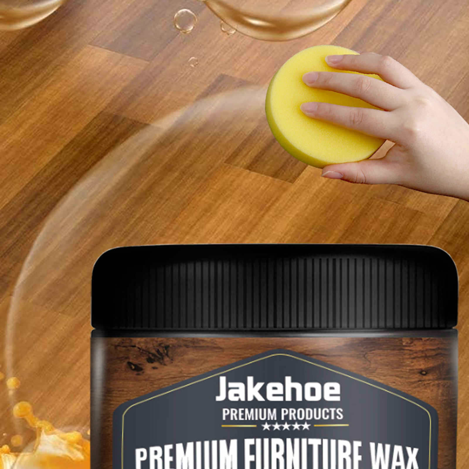 Grease Dirt Remover for Wood Polish Protectant 80ml Care Wax Furniture