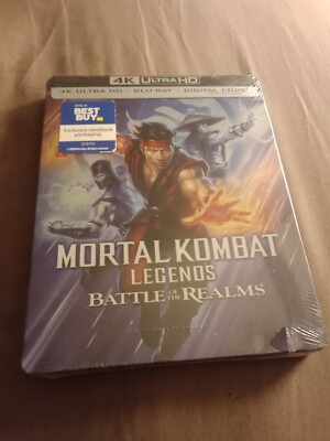 Mortal Kombat Legends Battle of the Realms Ultra 4K Blu-ray  Best Buy Steel book