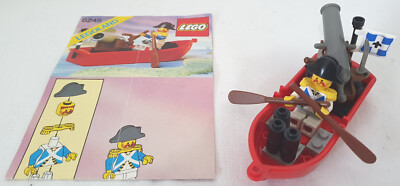 Vintage Spiel Lego Legoland Pirates Pirates 1989 Komplett Set 6245 Harbour Sentry