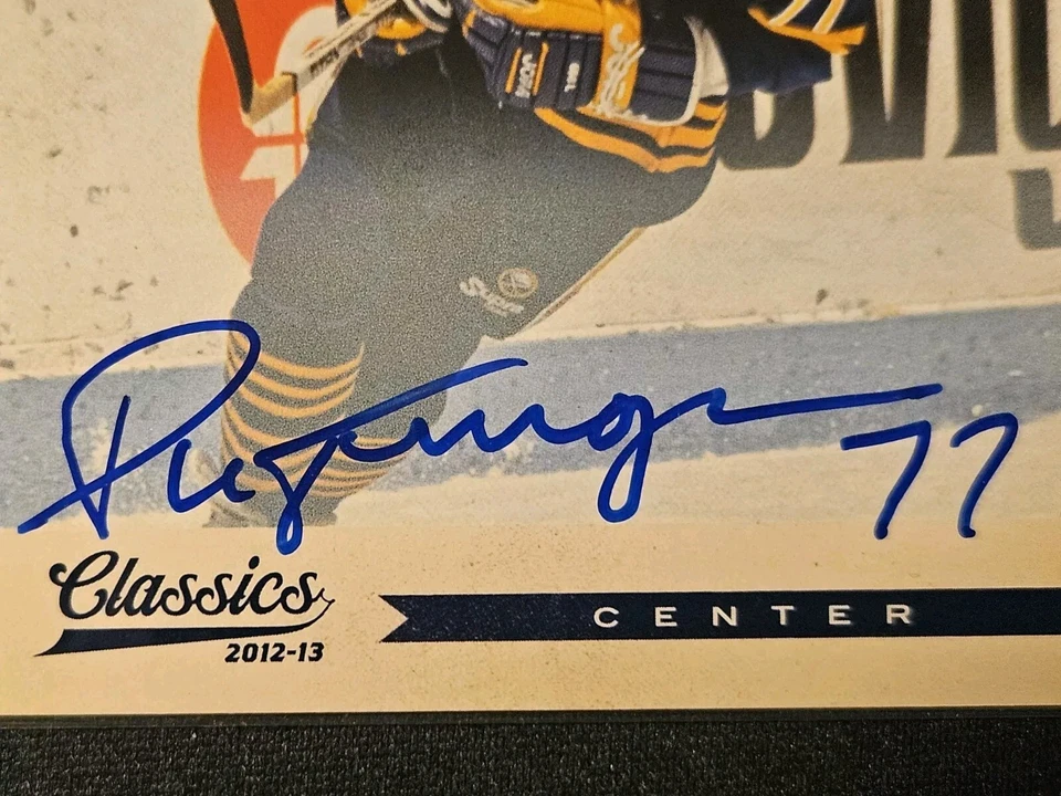 12-13 Panini Classic Signatures Pierre Turgeon HOF 🚨🚨🚨 Buffalo Sabres - Image 3 of 3