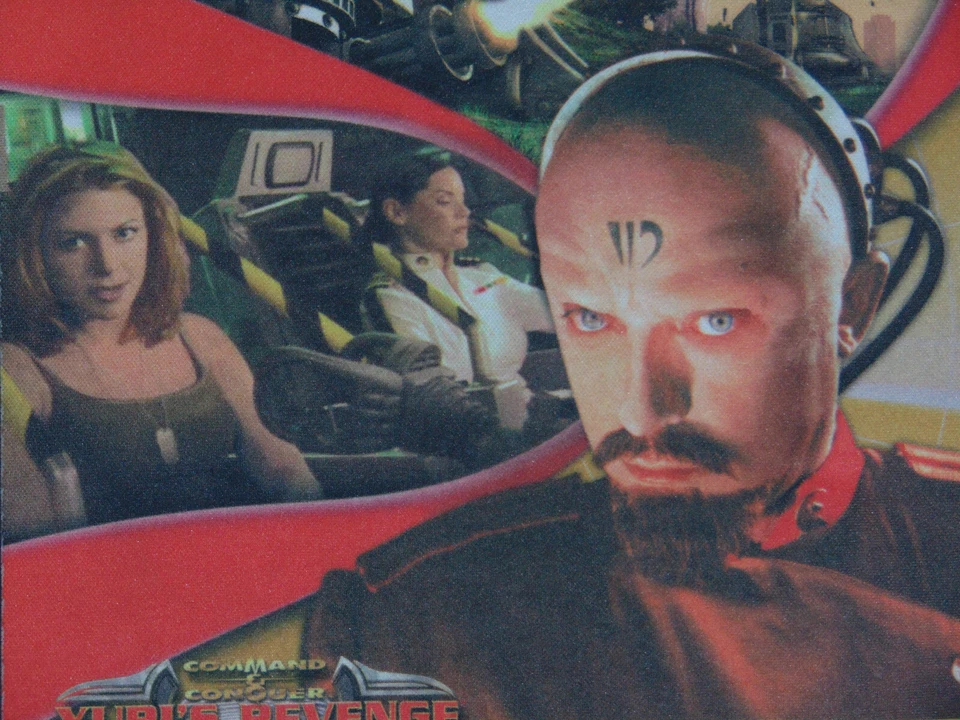 original Command & Conquer Westwood red alert 2 Yuris Revenge Mauspad Mouse Pad  - Bild 2 von 4