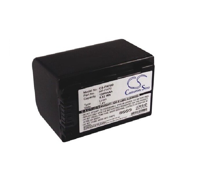 Sony 7.4V 1300mAh Camera Replacement Battery  