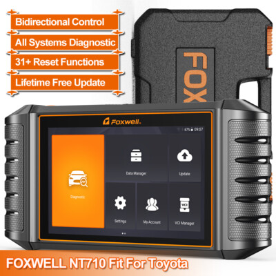 FOXWELL NT710 For Toyota Bi-directional Auto OBD2 Scanner Diagnostic E-CU Coding