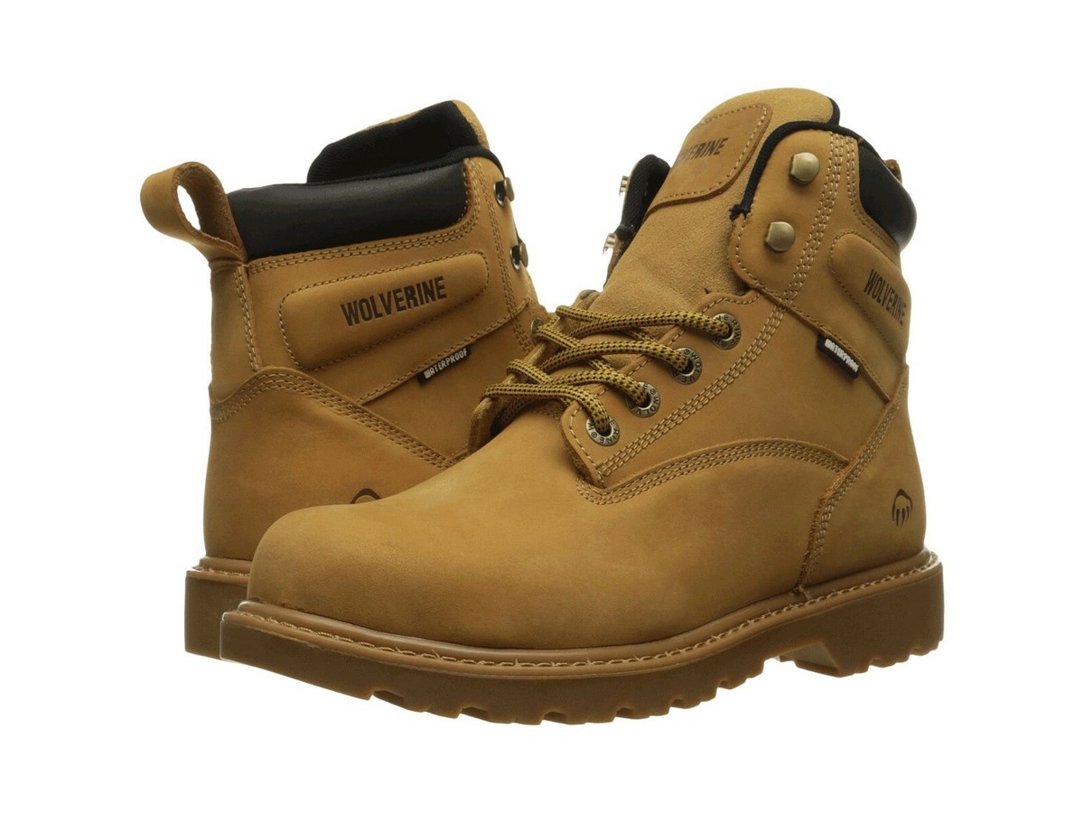 WOLVERINE 100% Leather Floorhand Waterproof 6\