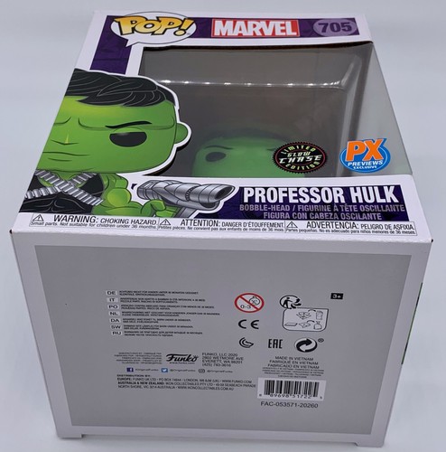 Professor Hulk Pop #705 Glows PX Exclusives Chase 6 Inch Funko Marvel 2020 - 第 7/9 張圖片