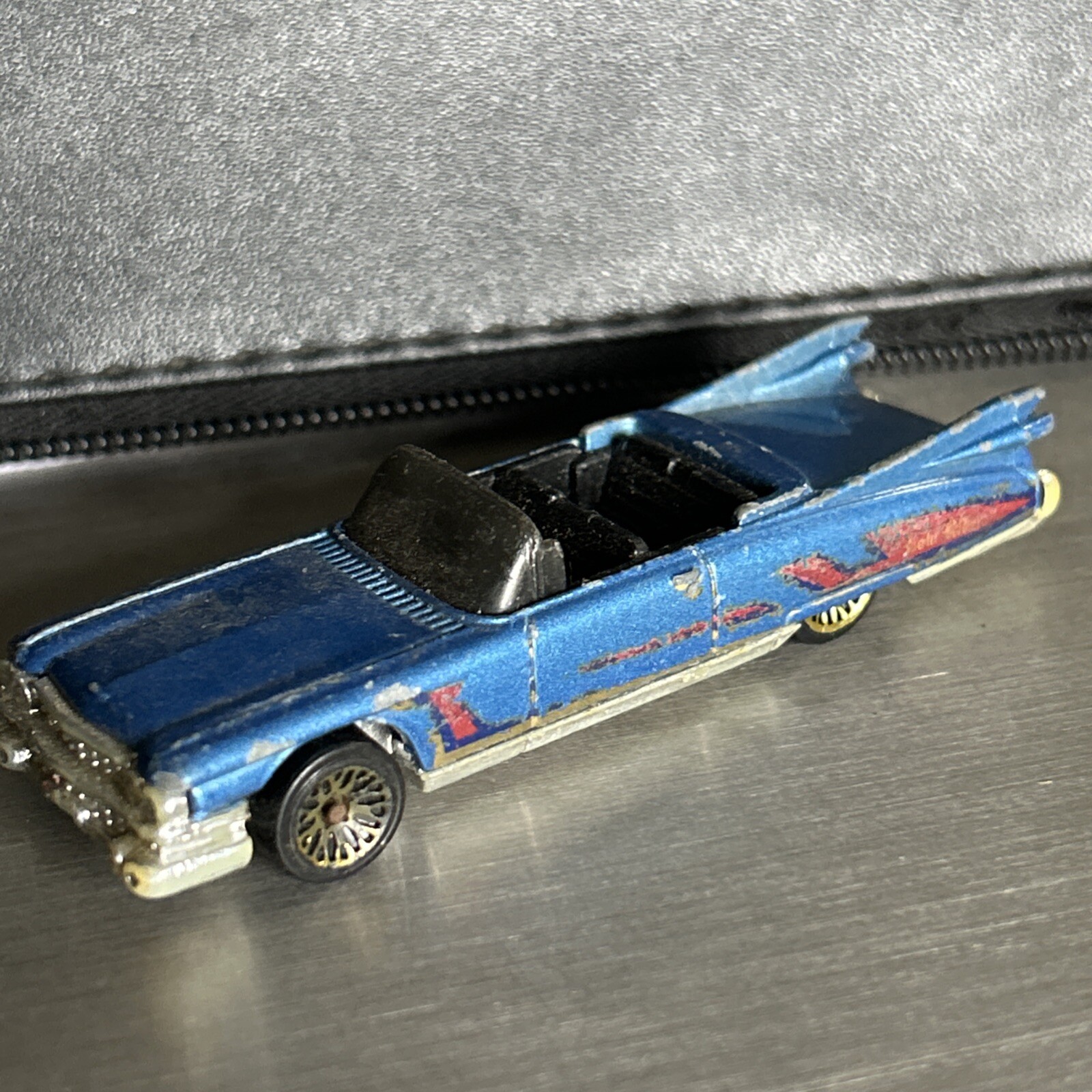 1/64 Hotwheels Car 1989 Mattel Inc Hot Rod Blue Used