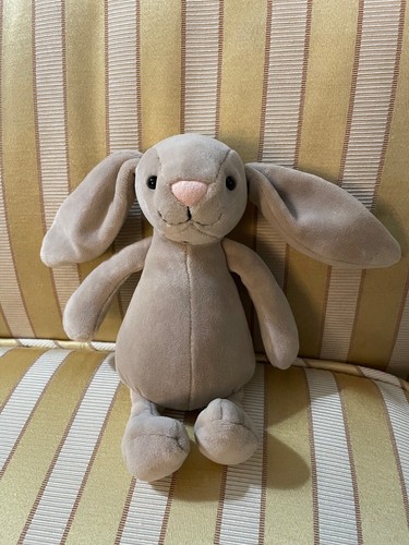 JellyCat My First Bunny Rabbid Plush Mini Super Soft Beige Pink Nose 7"