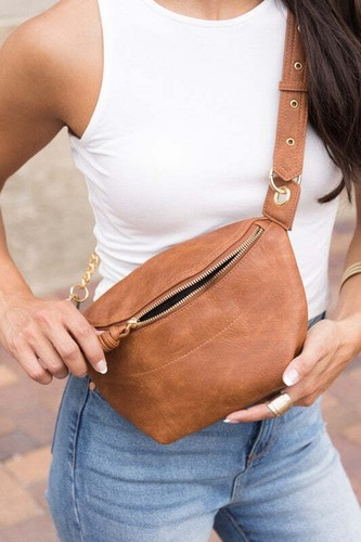 Luxe Convertible Sling Belt Bum Bag - Afbeelding 1 van 13