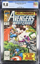 AVENGERS WEST COAST #55 CGC 9.8 WP NM/M MARVEL 1989 JOHN BYRNE STORY & ART 🔥
