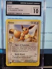 2003 Pokemon Eevee CGC 10 GEM MINT Reverse Holo Eevee Pokemon EX Sandstorm #63