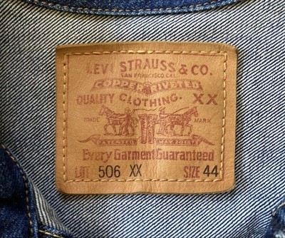 Levi's 506XX 90s Valencia USA Made Size 44 Big E Type 1 Denim