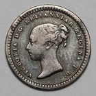 RARE 1862 VICTORIA GREAT BRITAIN YOUNG HEAD COLONIAL THREE HALFPENCE 3 1/2 PENCE