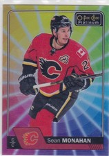 16/17 PLATINUM..SEAN MONAHAN..COLOR WHEEL..SP..# 83..FLAMES..FREE COMBINED SHIP