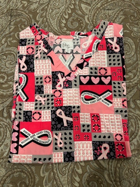 Peaches Sport women's scrub top- size 2XL