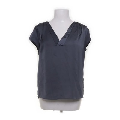 H&M Conscious, Top, Größe: 36, Grau, Einfarbig, Satin, Damen #EHX