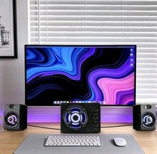 2.1 Kanal Computer-Lautsprecher mit Beleuchtu...