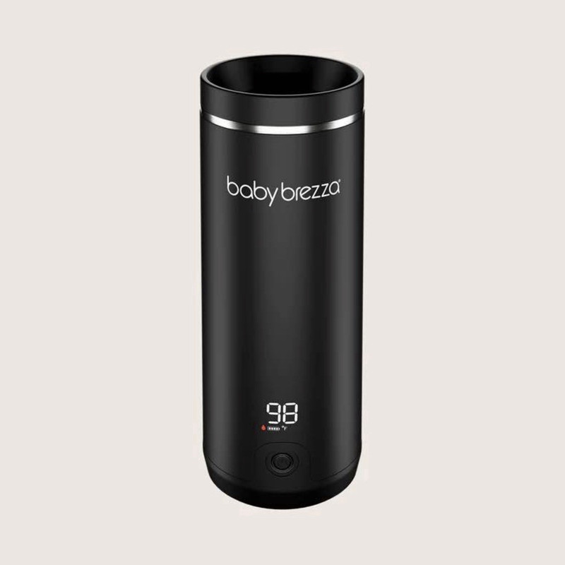 Baby Brezza Portable Baby Bottle Warmer, Adjustable Settings, Black