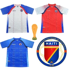 2026 Haiti Men's National Fans Soccer Team Jersey Shirt In All Sizes S-3XL