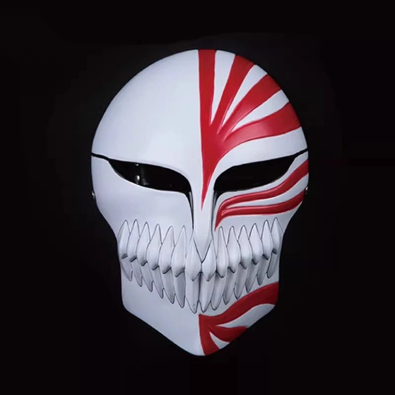 BLEACH Kurosaki Ichigo Full/Half Face Resin Mask Halloween Party Cosplay Props  - Image 3 of 4
