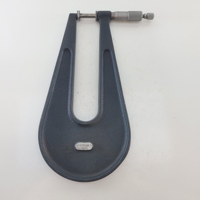 Moore & Wright 936M 0 - 25 mm Blech/Deep Throat Mikrometer 150 mm Ausladung