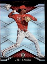 2021 Panini Chronicles Titanium Jose Garcia Rookie Cincinnati Reds #5