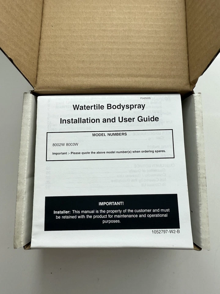 Kohler K-8002-CP WaterTile Cuadrado 54 Boquilla Ducha Cuerpo Spray Cromo Pulido Foto 2 de 4