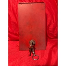 Vintage Rare Snap-on Red Metal Lock Box Box With 2 Keys Y476 Y475 Usa Made 537-1 Vintage Rare Snap-on Red Metal Lock Box Box With 2 Keys Y476 Y475 Usa Made 537-1
