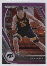 2021-22 Panini Prizm Draft Picks Purple Wave Luka Garza #51 Rookie RC 0it8