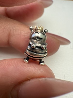 Pandora Charm zweifarbig Bienenkönigin
