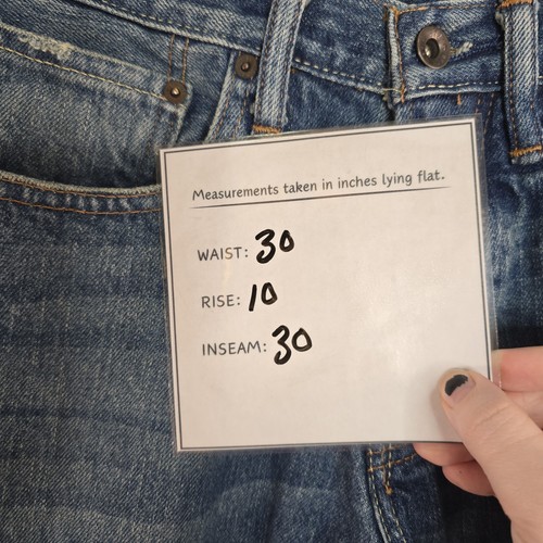 Abercrombie Kids Horton Classic Straight Jeans Size 16 Baggy Y2K Button Fly - Picture 8 of 8