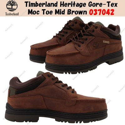 26cm Timberland Moc Toe Mid GTX ブラウン Timberland Heritage Gore-Tex Moc Toe Mid Brown 037042 Men's Size