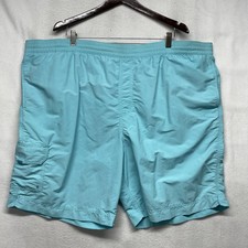 Caribbean Swimwear Shorts Mens 2XL Elastic Waist Mesh Lined Pocket Swim Trunks