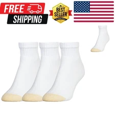 Gold Toe Womens Ultra Tec Quarter Socks 3 Pack