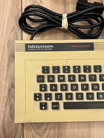 1983 Mattel Intellivision Computer Module & Keyboard Model 4182 & 4184 Untested
