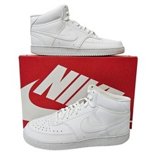 Nike Court Vision Mid Next Nature Men's Sneakers Triple White DN3577-100