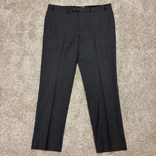 Lauren Ralph Lauren Total Comfort Wool Pleated Dress Pants Mens 38x32 Gray