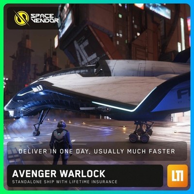 Star Citizen Avenger Warlock LTI Lifetime Insurance CCUd - Space Vendor