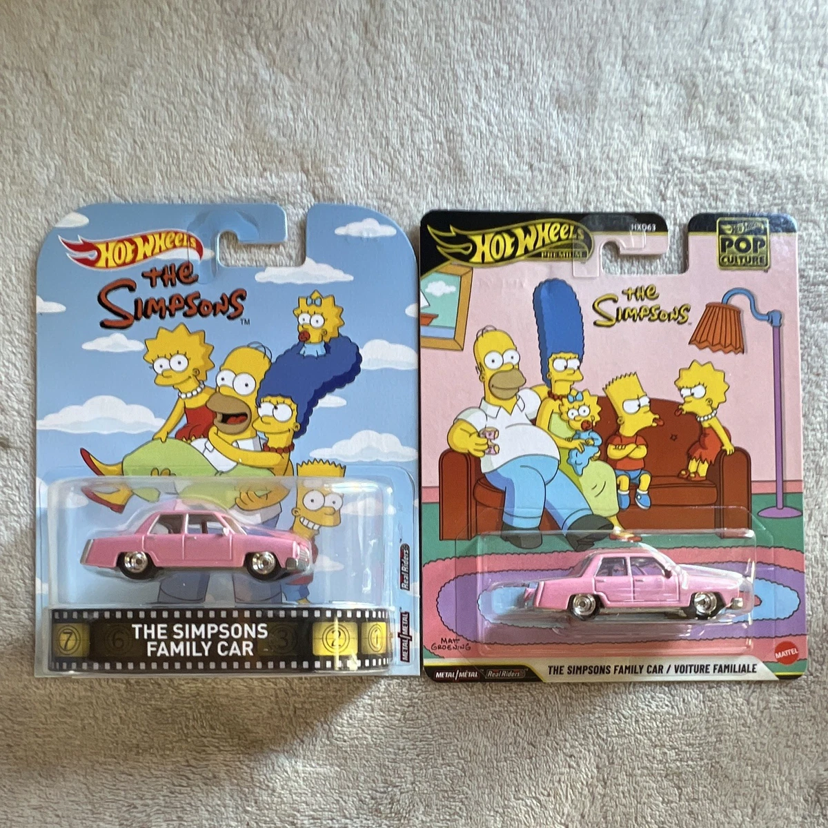 Hot Wheels The Simpsons Contemporary Manufacture Diecast Cars