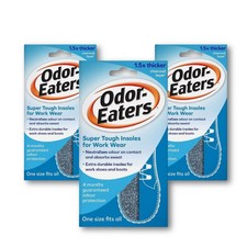 ODOR EATERS TRAINER TAMERS SUPER STRENGTH INSOLES 1 PAIR + ACTIVE GEL SHOE SOLES