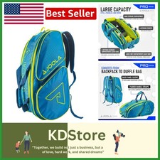 Pickleball Bag with Thermal Pockets, Multiple Compartments, Duffle & Backpack...