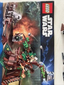Lego 7956 Ewok Attack Complete With Manual With Box