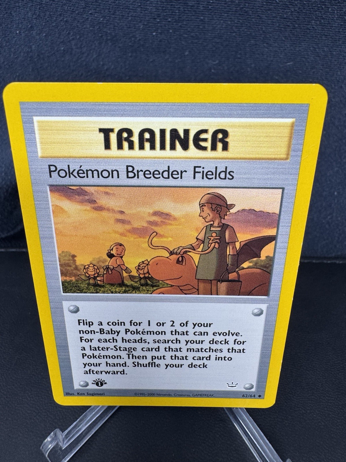 1st Edition Pokémon Breeder Fields 62/64 - Neo Revelation LP
