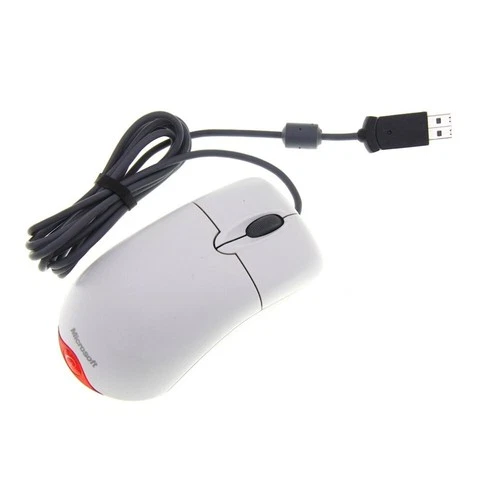 Microsoft Wheel Mouse Optical White / Good Condition
