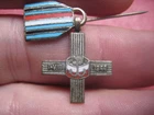" Polish Miniature Cross: POWSTANCOM WARSZAWY - Warsaw Uprising 1944