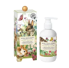 Michel Design Works Bunny Meadow Hand and Body Lotion 8 oz Easter Design Sealed