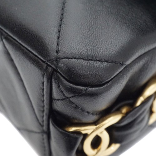 Chanel Flap Bag AS5176 Leder schwarz Beuteltasche Tasche Gold Hardware mit Box #KNB079 - Bild 5 von 12