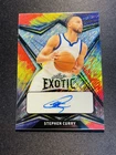 2022 Leaf Exotic Autograph Stephen Curry 2/5 Tie-Dye Prizm Shimmer #BA-SC2 LI48