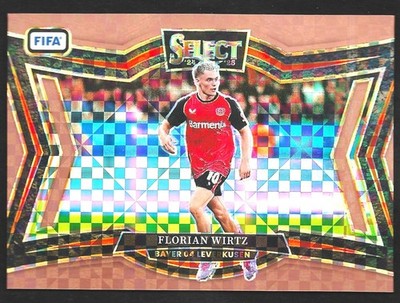 2024-25 Panini Select FIFA Florian Wirtz Field Level Bronze Checker Prizm 36/75