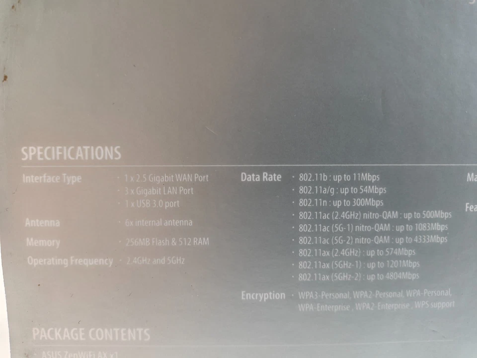 ASUS ZenWiFi AX6600 Tri-Band Mesh WiFi 6 System (XT8 1PK - White) - Image 2 of 4